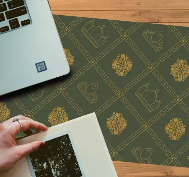 Tapis de souris motif couronne - TenStickers