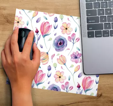 Tapis de souris motif création botanique - TenStickers