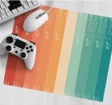 Tapis de souris motif dégradé rayé coloré - TenStickers