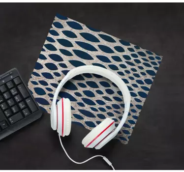 Tapis de souris motif écailles de poisson stylisées - TenStickers