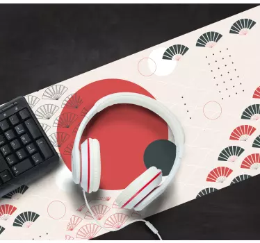 Tapis de souris motif éléments circulaires abstraits - TenStickers