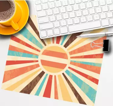 Tapis de souris motif Éléments de rayon radieux - TenStickers