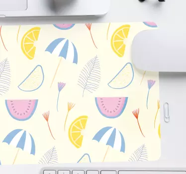 Tapis de souris motif Éléments d'été lumineux - TenStickers