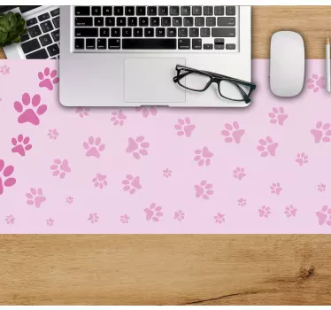 Tapis de souris motif empreinte de patte - TenStickers