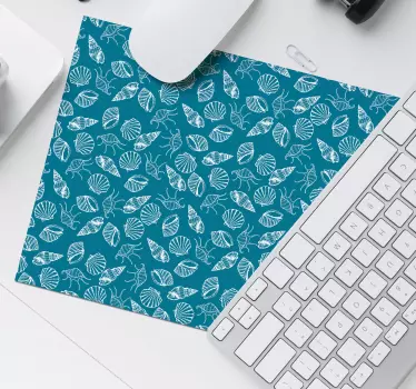 Tapis de souris motif feuillage marin - TenStickers