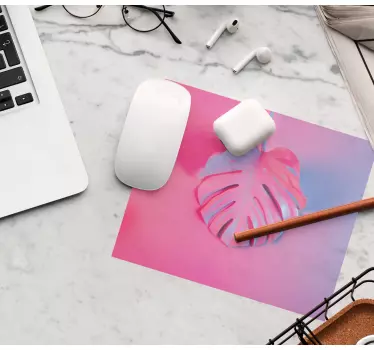Tapis de souris motif feuille abstraite - TenStickers
