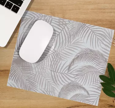 Tapis de souris motif feuilles de palmier élégantes - TenStickers