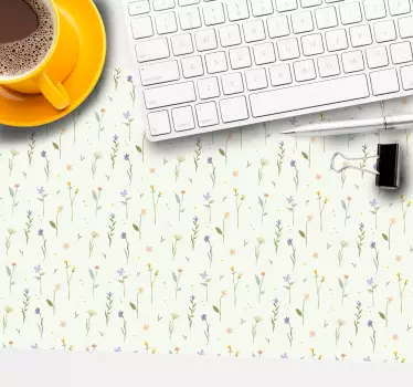 Tapis de souris motif floral élégant - TenStickers