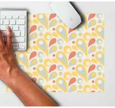Tapis de souris motif formes abstraites colorées - TenStickers