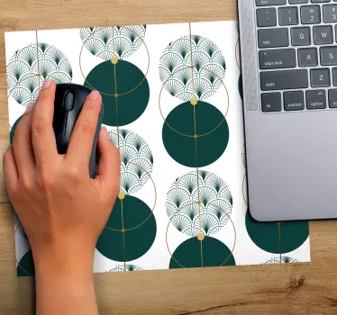 Tapis de souris motif formes circulaires géométriques - TenStickers