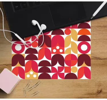 Tapis de souris motif formes géométriques vives - TenStickers