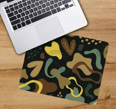 Tapis de souris motif formes naturelles abstraites - TenStickers