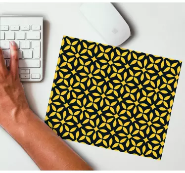 Tapis de souris motif géométrique doré - TenStickers