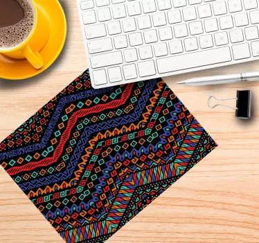 Tapis de souris motif géométrique vibrant - TenStickers