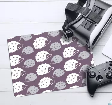 Tapis de souris motif hérisson mignon - TenStickers