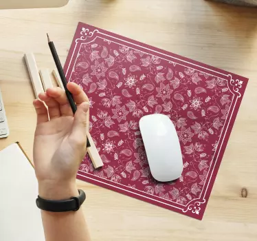 Tapis de souris motif illustration botanique élaborée - TenStickers