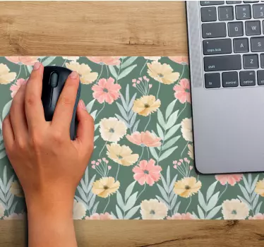 Tapis de souris motif imprimé botanique - TenStickers
