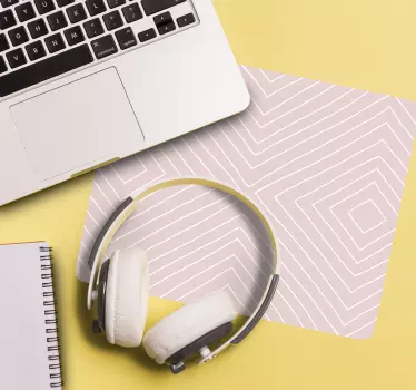 Tapis de souris motif lignes géométriques - TenStickers