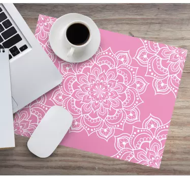 Tapis de souris motif mandala floral - TenStickers