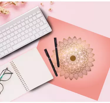 Tapis de souris motif mandala floral élégant - TenStickers