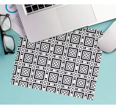 Tapis de souris motif motifs carrés géométriques - TenStickers