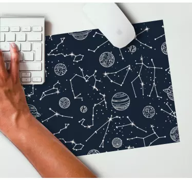 Tapis de souris motif motifs célestes - TenStickers