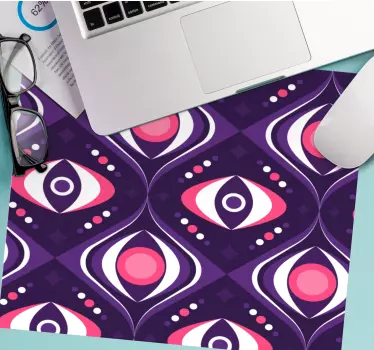 Tapis de souris motif œil géométrique - TenStickers