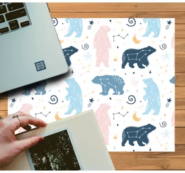 Tapis de souris motif ours ludique - TenStickers