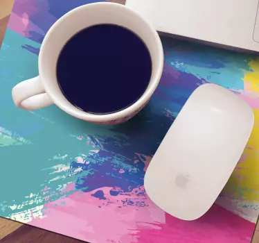 Tapis de souris motif peinture colorée - TenStickers