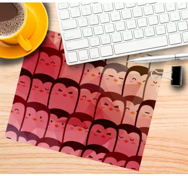 Tapis de souris motif pingouin amusant - TenStickers
