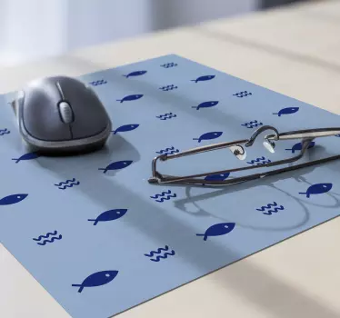 Tapis de souris motif poisson - TenStickers