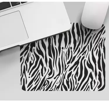 Tapis de souris motif rayures zèbre élégantes - TenStickers