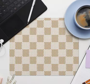 Tapis de souris motif style à carreaux élégant - TenStickers