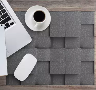 Tapis de souris motif surface à grille texturée - TenStickers