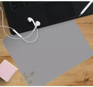 Tapis de souris motif surface grise minimaliste - TenStickers