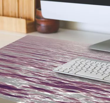 Tapis de souris motif surface violette ondulée - TenStickers