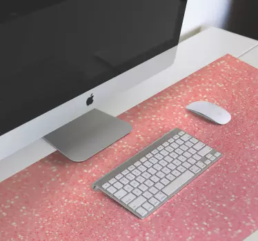 Tapis de souris motif texture rose étincelante - TenStickers