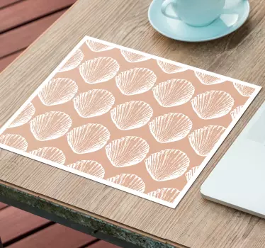 Tapis de souris motif variation coquillage - TenStickers