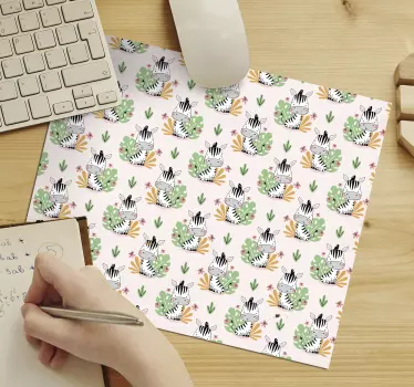 Tapis de souris motif zèbre ludique - TenStickers