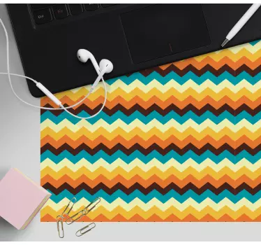 Tapis de souris motif zigzag coloré - TenStickers