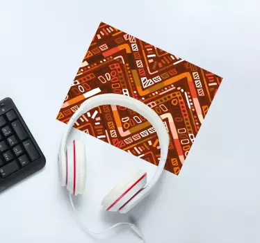Tapis de souris motif zigzag géométrique - TenStickers