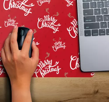 Tapis de souris noël vœux festifs de fin d'année - TenStickers