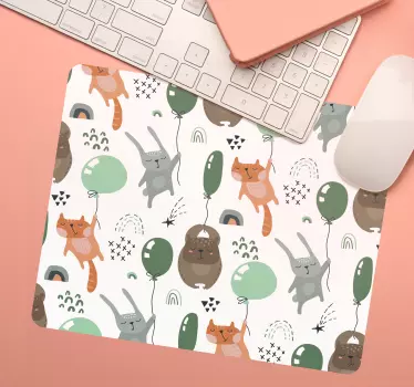 Tapis de souris original animaux mignons en jeu - TenStickers
