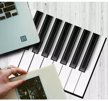 Tapis de souris original art des touches de piano - TenStickers