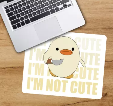 Tapis de souris original canard mignon - TenStickers