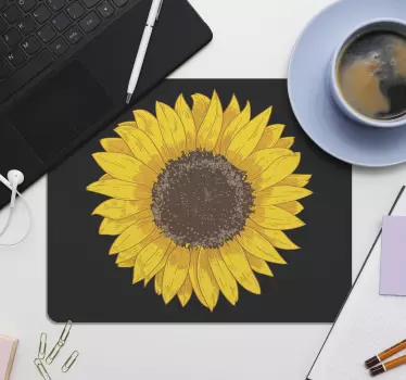 Tapis de souris original centre de table tournesols - TenStickers