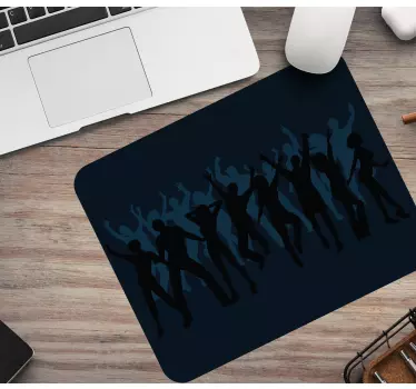Tapis de souris original collage de silhouettes dansantes - TenStickers