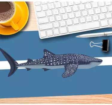 Tapis de souris original design requin nageant - TenStickers