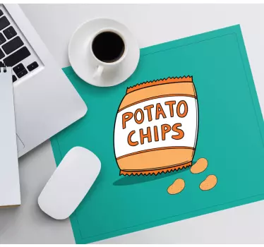 Tapis de souris original illustration emballage snack - TenStickers