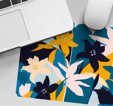 Tapis de souris original imprimé botanique éclatant - TenStickers